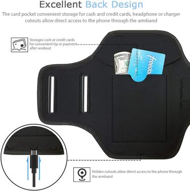 Спортивний браслет для Samsung Galaxy S25/S24/S23/S22/S21 Ultra (5G) JEMACHE, чорний