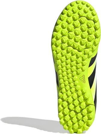 Дитячі футбольні бутси adidas Predator Club Hook and Loop для газону, розмір 35 EU, білий/чорний/лимонний, унісекс