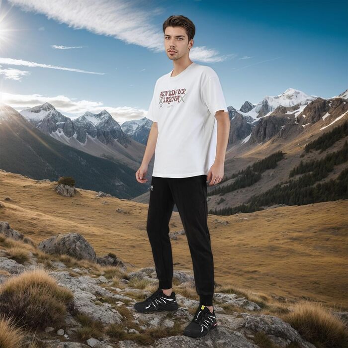 Чоловічі трейлранні кросівки для хайкінгу та трекінгу. Легкі, дихаючі, з антиковзкою підошвою. Розміри 39-48 (чорний, 44 EU)