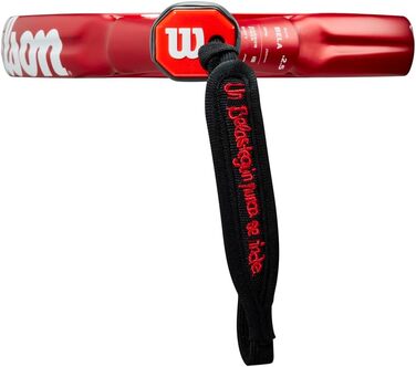 Падель ракетка Wilson Bela Elite V2.5, карбон/EVA, 365 г, червона