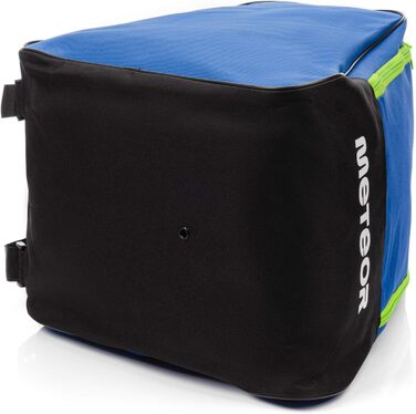 Сумка для лижних черевиків Meteor - рюкзак 42x42x30 см для черевиків, шолома та аксесуарів. Міцна, водовідштовхуюча, з поліестеру 600D, з ручками, для зберігання лижного спорядження (Blue, Ski boot backpack)
