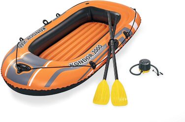 Надувний човен Bestway Kondor 2000, 188x98x30 см, для 1 дорослого і 1 дитини, комплект