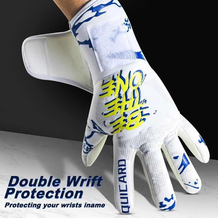 Футбольні рукавички Torwarthandschuhe: чудове зчеплення, для дітей, юніорів та дорослих, зелені (7, C-Weiß)