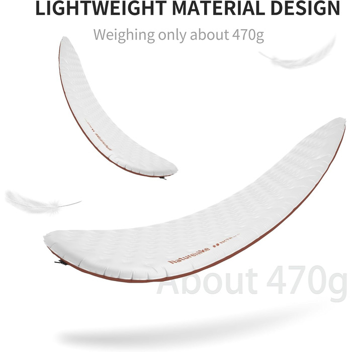 Каремат Naturehike Thermal 5.8 R-Wert для кемпінгу, самонадувний, 4 сезони, 168x58 см, мумія
