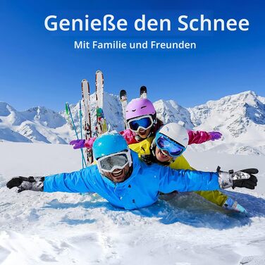 Теплі водонепроникні рукавички Odtmger для снігу, дихаючі, для жінок та чоловіків, сірі, розмір M (для дітей 11-15 років та жінок S-M)