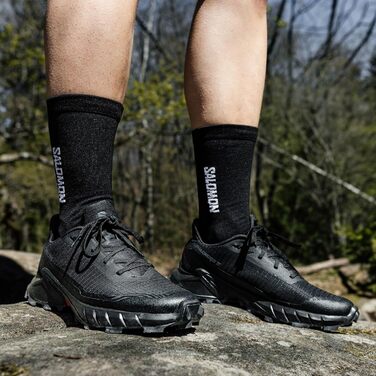 Жіночі трекінгові черевики Salomon Alphacross 5, 39 1/3 EU, чорний/чорний/ебоні