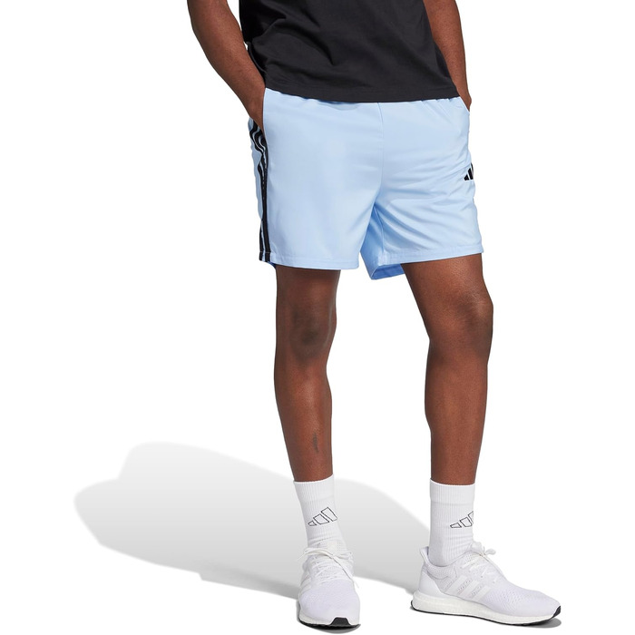Чоловічі спортивні шорти adidas Performance Essentials Three Stripes (S, синій/чорний)