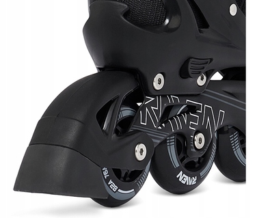 Регульовані ролики RAVEN Profession PLUS Black, 35-39, швидка шнурівка
