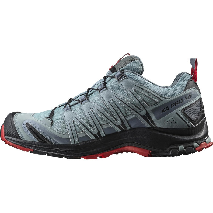 Чоловічі трекінгові черевики Salomon XA PRO 3D Gore-TEX 44 2/3 EU Lead Black Barbados Cherry