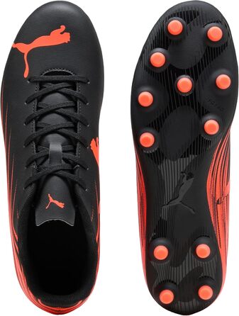 Кросівки футбольні PUMA Attacanto Firm для штучного покриття, 48.5 EU, чорний/червоний