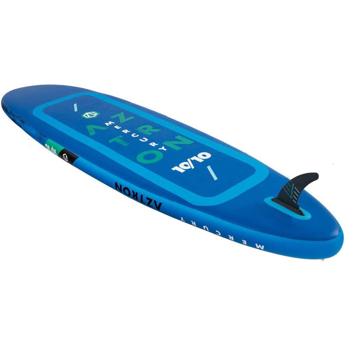 SUP-дошка AZTRON Mercury 330x80x15 см, надувна, з алюмінієвим веслом, плавцем і сумкою, для дорослих, унісекс