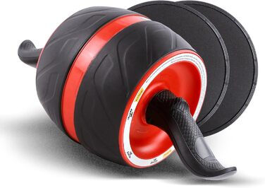 Ролер для пресу Strongr.life - тренажер для пресу для дому з толкаючими панелями, широкий ролер для фітнесу, обладнання для дому