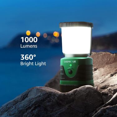 LED кемпінговий ліхтар: портативний, надяскравий, акумуляторний, з гачком та кріпленням, 4 режими яскравості, аварійне освітлення, для туризму, подорожей та надзвичайних ситуацій