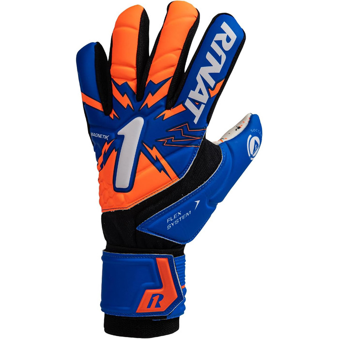 Воротарські рукавички Rinat Magnetik Turf для дорослих, сині, розмір 9, для тренувань
