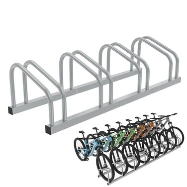Підставка для велосипедів HENGMEI на 2 велосипеда, сталева, для шин 30-65 мм, монтаж на підлогу або стіну