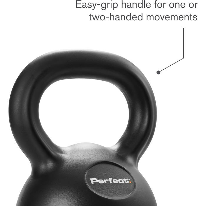 Регульований гантель-гиря Perfect Adjustable Kettlebell для фітнесу, 7 ваг, 26x14 см, багато кольорів