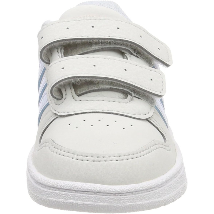 Кросівки баскетбольні adidas Hoops 2.0 CMF C для дітей, сірі та зелені, 27 EU