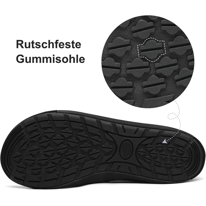 Шкарпетки для плавання SAGUARO Unisex, аквашузи чоловічі та жіночі, розмір 36-47 (44/45 EU), темно-сині