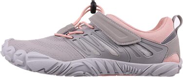 Жіночі трекінгові кросівки JOOMRA Minimaliste для піших прогулянок, 39.5 EU, сірий, рожевий