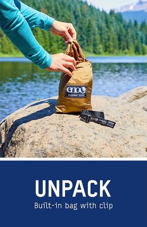 Гамак для кемпінгу ENO DoubleNest, 1-2 особи, лімітована серія Sunshine, ATC