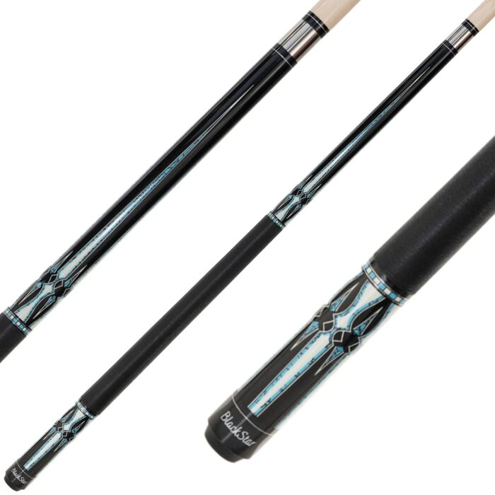 Білярдний кий Winsport Pool Blackstar, 147 см, наконечник 12.5 мм, швидкознімний замок, чорний