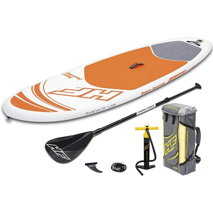 Надувна SUP-дошка Bestway HYDRO-FORCE iSUP Aqua Journey 274x76x12 см для веслування стоячи