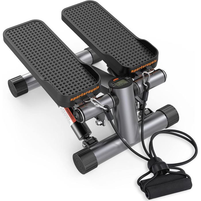 Міні-степер Sportsroyals Up-Down-Twister для дому з мотузками та LCD-дисплеєм, до 150 кг