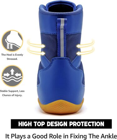 Чоловічі барсфути (босі) черевики ASHION для хайкінгу та трекінгу, зимові, водонепроникні, синього кольору, розмір 42 EU