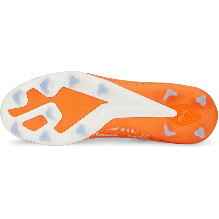 Жіночі футбольні бутси PUMA Ultra Match FG/AG, розмір 39 EU, Ultra Orange/Puma White/Blue Glimmer