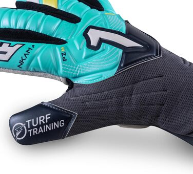 Воротарські рукавички Rinat Nkam для юнаків, унісекс, морська зелень, розмір 37, для тренувань
