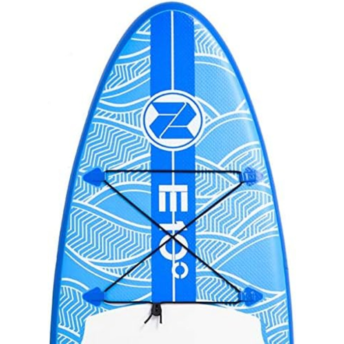 Надувна SUP-дошка Zray Evasion Deluxe 10.0, 297 см, алюмінієве весло, для серфінгу та веслування, ISUP