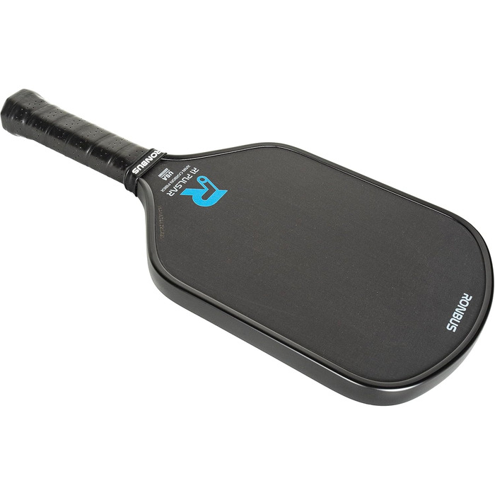 Ronbus R1: Бадмінтонна ракетка для піклболу з карбону та поліпропіленовим ядром 16 мм (R1 Pulsar, ручка 14 см)