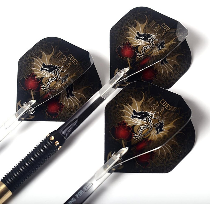 CUESOUL Dragon Deluxe набір м'яких дартсів з люкс кейсом, 16 г