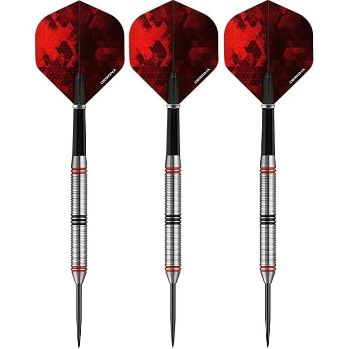 Дротики для дартсу Designa Vampires V2 M2 зі сталевим вістрям, стандартні та персоналізовані, 21г, 23г, 25г