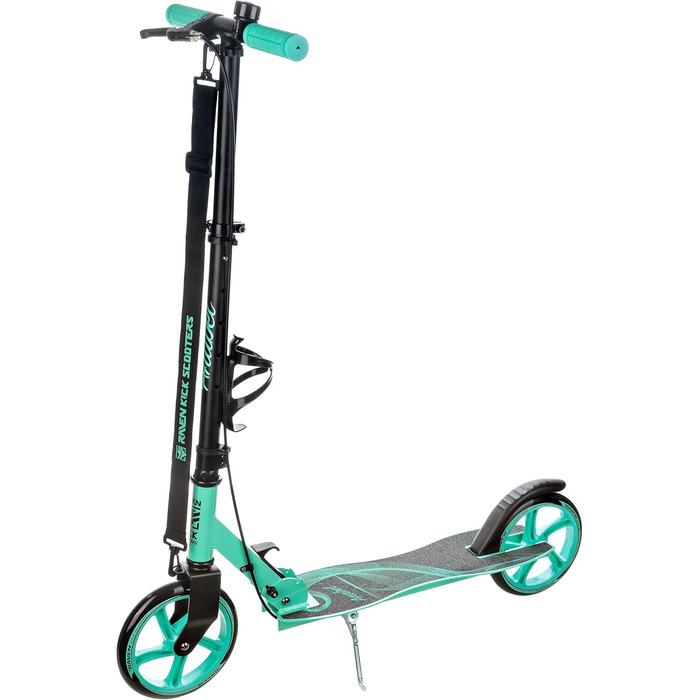 Скутер RAVEN Roller Tretroller Kickscooter для дітей та дорослих | Складний | Регульована висота | Ремінь для перенесення | Дзвінок | Тримач для пляшки