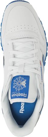 Кросівки для хлопчиків Reebok CL Leather Reflect, біло-синій, розмір 38 1/3 EU