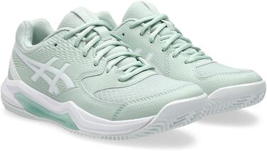 Жіночі тенісні кросівки ASICS Dedicate 8 Clay - блакитний, жовтий (37 EU)