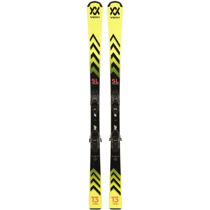Дитячий гірськолижний комплект Volkl Racetiger з кріпленнями 4.5 V Motion Jr, жовтий, 90 см