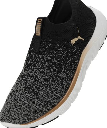 Жіночі кросівки PUMA Softride Remi для бігу та повсякденного носіння, 41 EU, чорний, золотий, темно-сірий