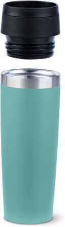 Термокухоль Emsa Classic N2023850, 0.5 л, нержавіюча сталь, з гвинтовою кришкою та напивом 360°, Petrol Blue