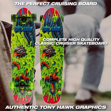Скейтборд Tony Hawk Slime Hawk 31'' круїзер, повністю зібраний