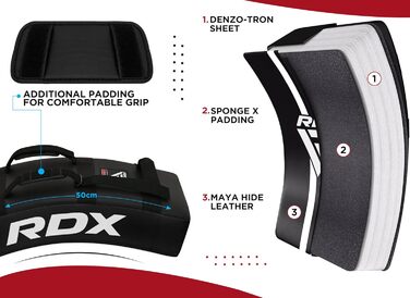 Шлагкішен RDX для бойових мистецтв: кикбоксинг, карате, ММА, тайський бокс, тхеквондо (1 шт., чорний)