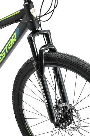 Гірський велосипед BIKESTAR, повністю амортизований, Shimano 21 швидкість, дискові гальма, колеса 26/27.5/29 дюймів, рама 15/17/19 дюймів, MTB