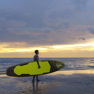 Надувний SUP Борд Allround 335см – Стабільний комплект Stand Up Paddle Board для початківців та професіоналів – Яскраве веслувальне дошка для йоги, риболовлі та відпочинку (Чорний)