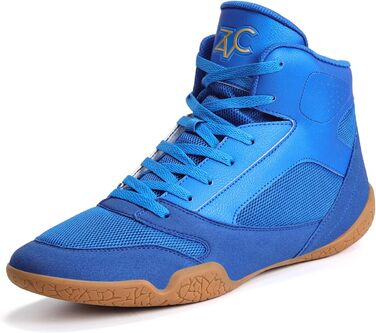 Чоловічі боксерські та спортивні черевики ZVC для боксу, фітнесу та пауерліфтингу (45 EU, Синій)