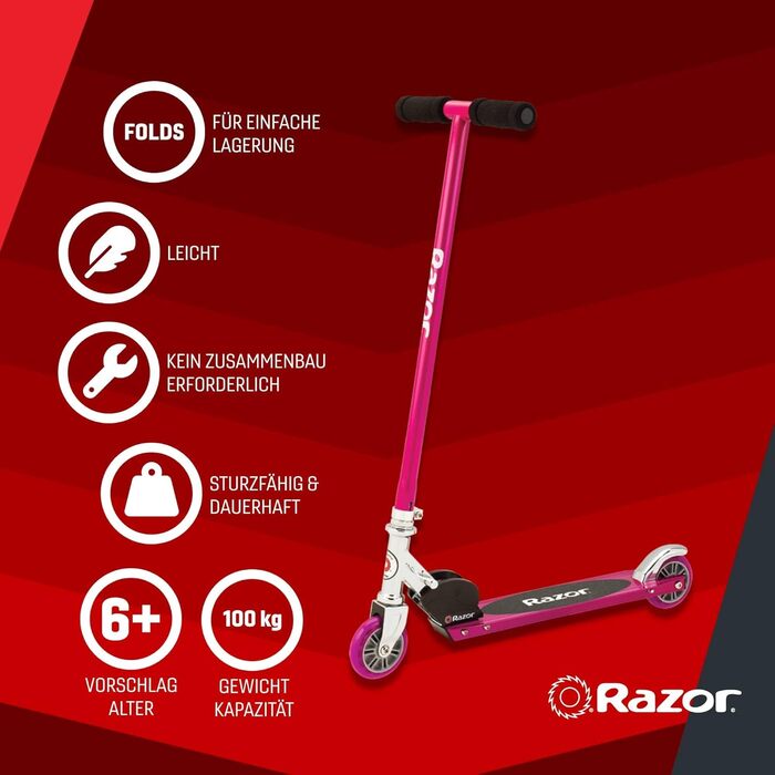 Самокат Razor S Sport для дітей від 6 років, складаний, до 100 кг