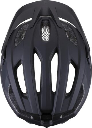 Велошолом BBB Cycling Kite 2.0 для дорослих і дітей, для шосейного та гірського велосипеда, знімний візор, кріплення для LED, розмір S (52-55 см), матовий чорний