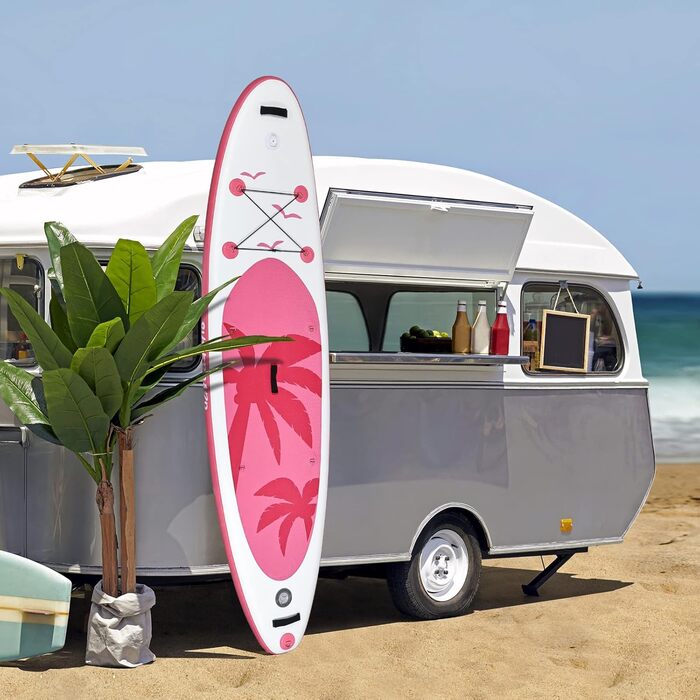 Надувна SUP-дошка YU YUSING 320/335x76x16,5 см з регульованим веслом, насосом, рюкзаком, страховочним шнуром, водонепроникною сумкою, для плавання стоячи, до 150 кг