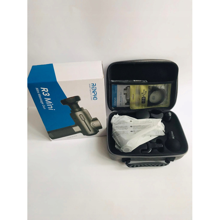 Перкусійний масажер для глибокого пропрацювання м'язів та тканин Renpho R3