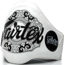 Захисний пояс Fairtex BPV-2 білий для живота, Муай Тай, MMA, тайський бокс